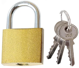 Vorhängeschloss Gold